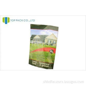 Bottom Gusset Foil Stand Up Pouches For Lawn Seed / Spice 2